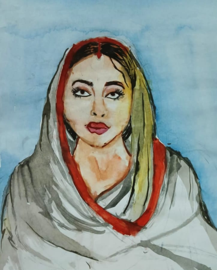 কমলিকার আঁকা প্রতিকৃতি