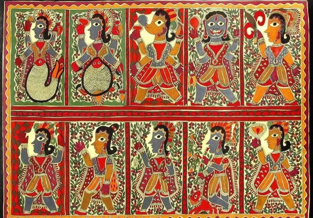 মধুবনী পেইন্টিং